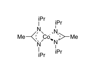 Bis(N,N&#8217;-diisopropylacetamidinato)cobalt - CAS:635680-58-9 - Co(iPr-MeAMD)2, Cobalt(2+) bis[isopropyl(N-isopropylethanimidoyl)azanide]